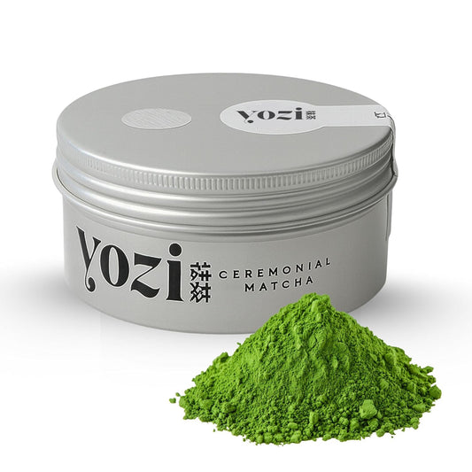 Yozi Premium ceremonial Matcha Pulver, 50g Dose, aus Kagoshima, high grade, Pestizidfrei Matcha-Tee