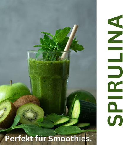Reines grünes Spirulina-Pulver, 100g