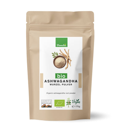 Bio Ashwagandha Wurzel Pulver | fein Gemahlen | Gewürze | Vegan