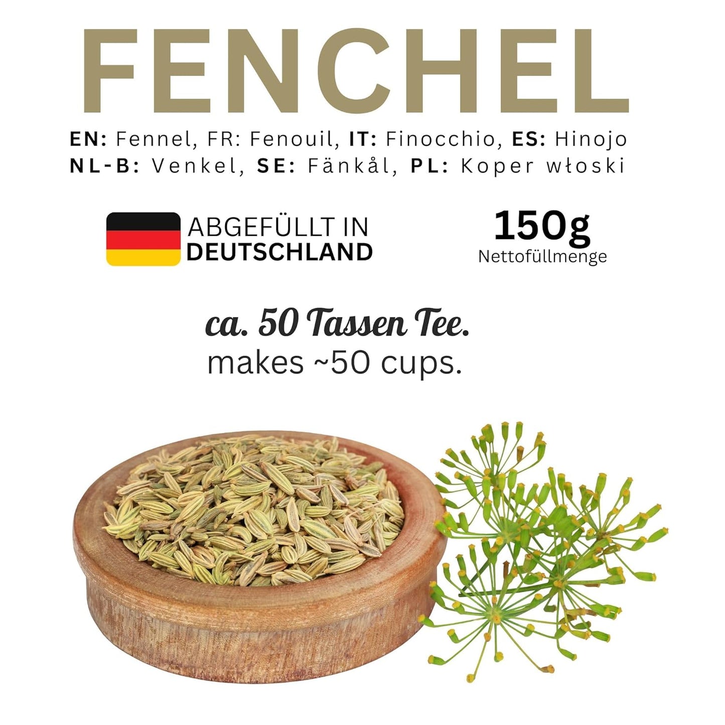 Fenchelsamen, 150 g , Fencheltee