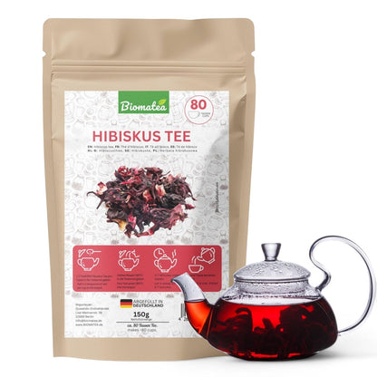 Hibiskusblüten ganz und getrocknet, 150g