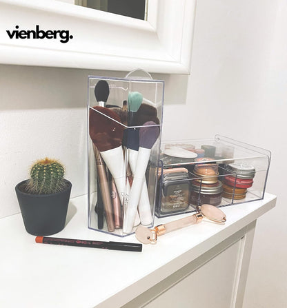 Acryl Teebox & Schmuck-Organizer – Transparente Aufbewahrungsbox mit 6 Fächern
