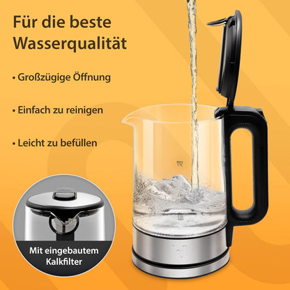 LED Glas Wasserkocher 1.7L Classic