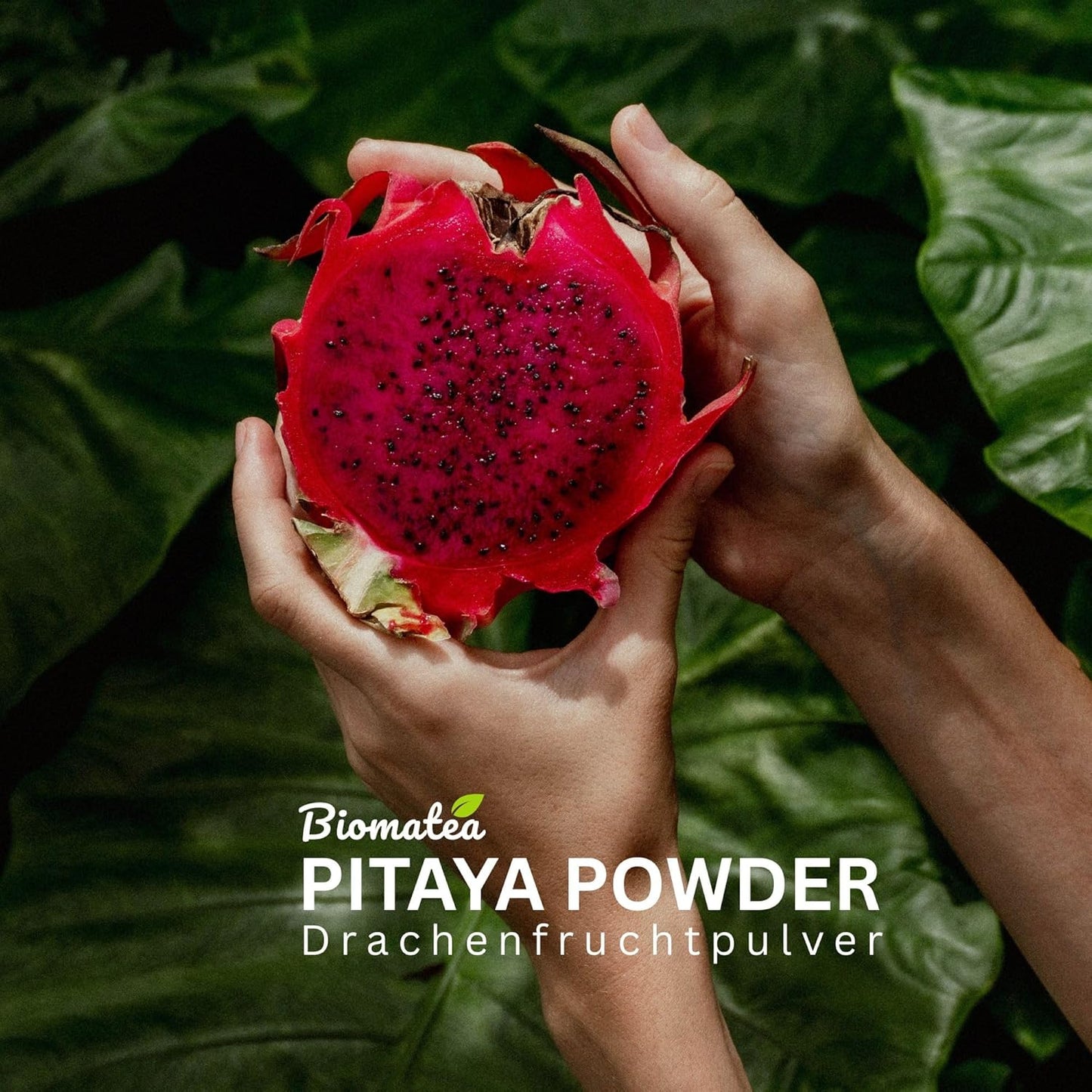 Biomatea Premium Drachenfrucht Pulver | rein, naturbelassen & ohne Zusätze | 100 g Pitaya Powder