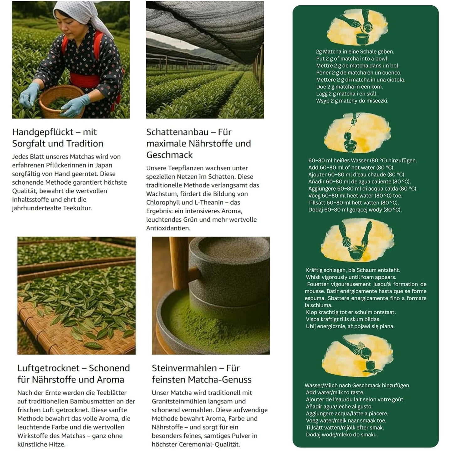 Ceremonial japanischer Matcha Tee Pulver – Limitierte Weihnachten Xmas Edition, 50 g