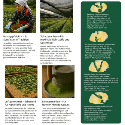 Ceremonial japanischer Matcha Tee Pulver – Limitierte Weihnachten Xmas Edition, 50 g