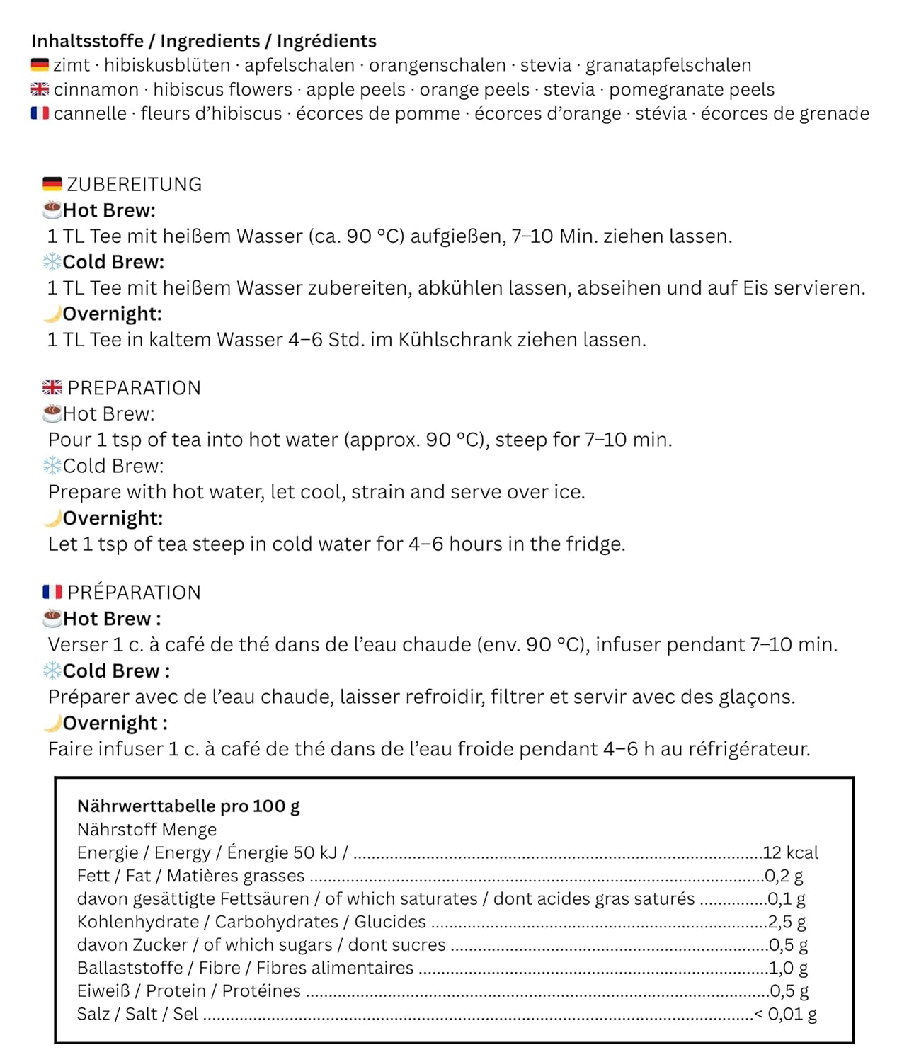 Karnaval Früchte Tee, 150g