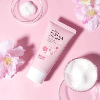 Sakura Gesichtspflege-Set, 3-teilig – Reinigung & Pflege für unterwegs