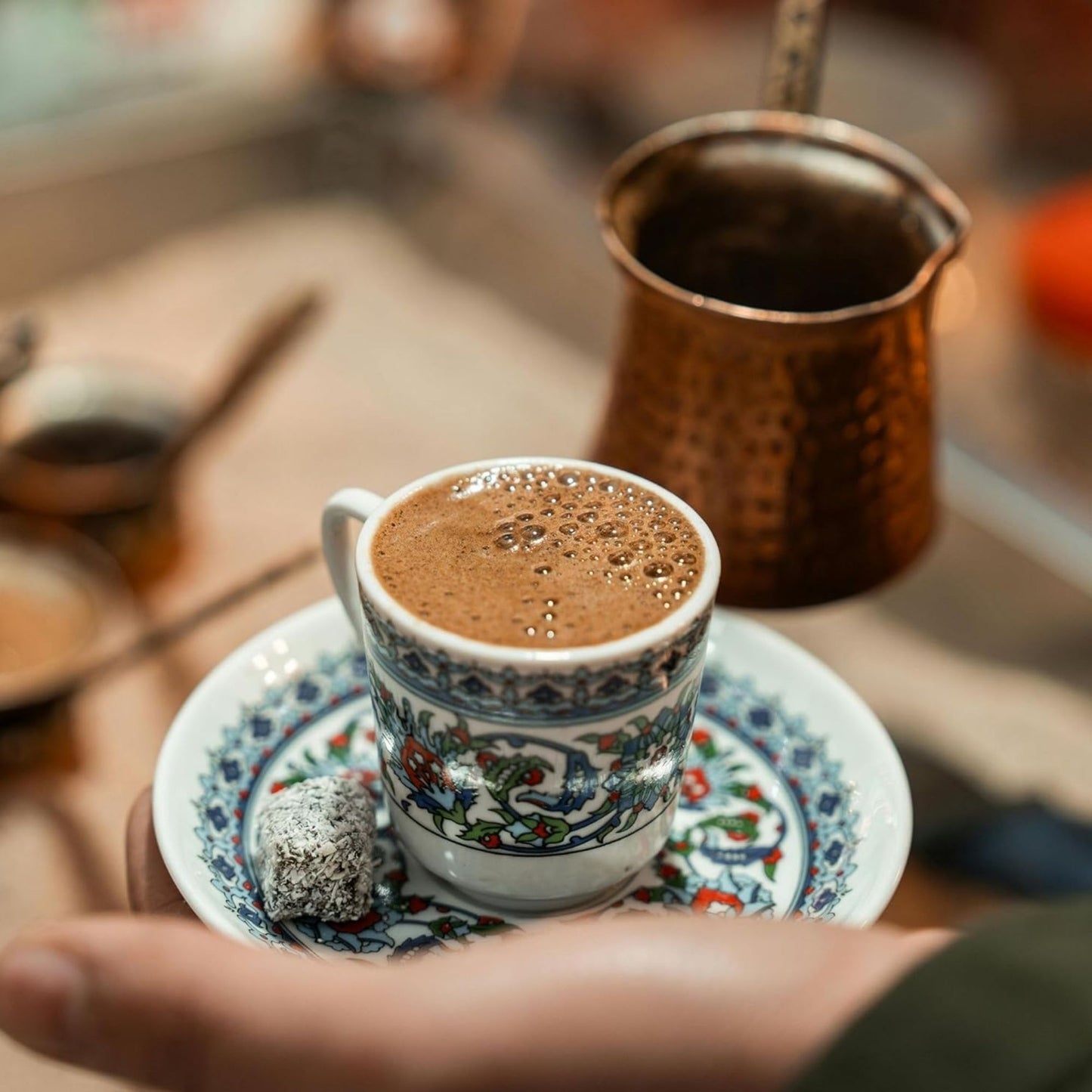 Türkischer Kaffee 200g – 100% Arabica, fein gemahlen, traditionell geröstet, intensives Aroma, ideal für Cezve & Espressokocher