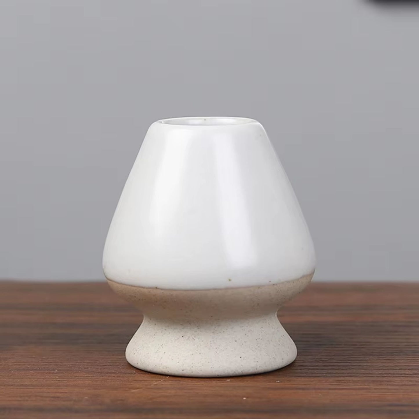 Matcha Besenhalterung aus Keramik – Grün-Weiß | Schwarz-Weiß | Weiß-Creme