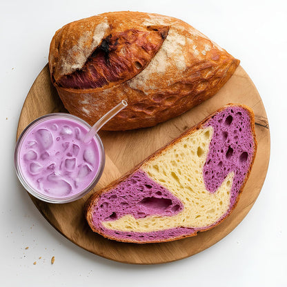 Bio Lila Süßkartoffel Pulver, 100g ideal für Ube Purple Latte, Smoothies, backen