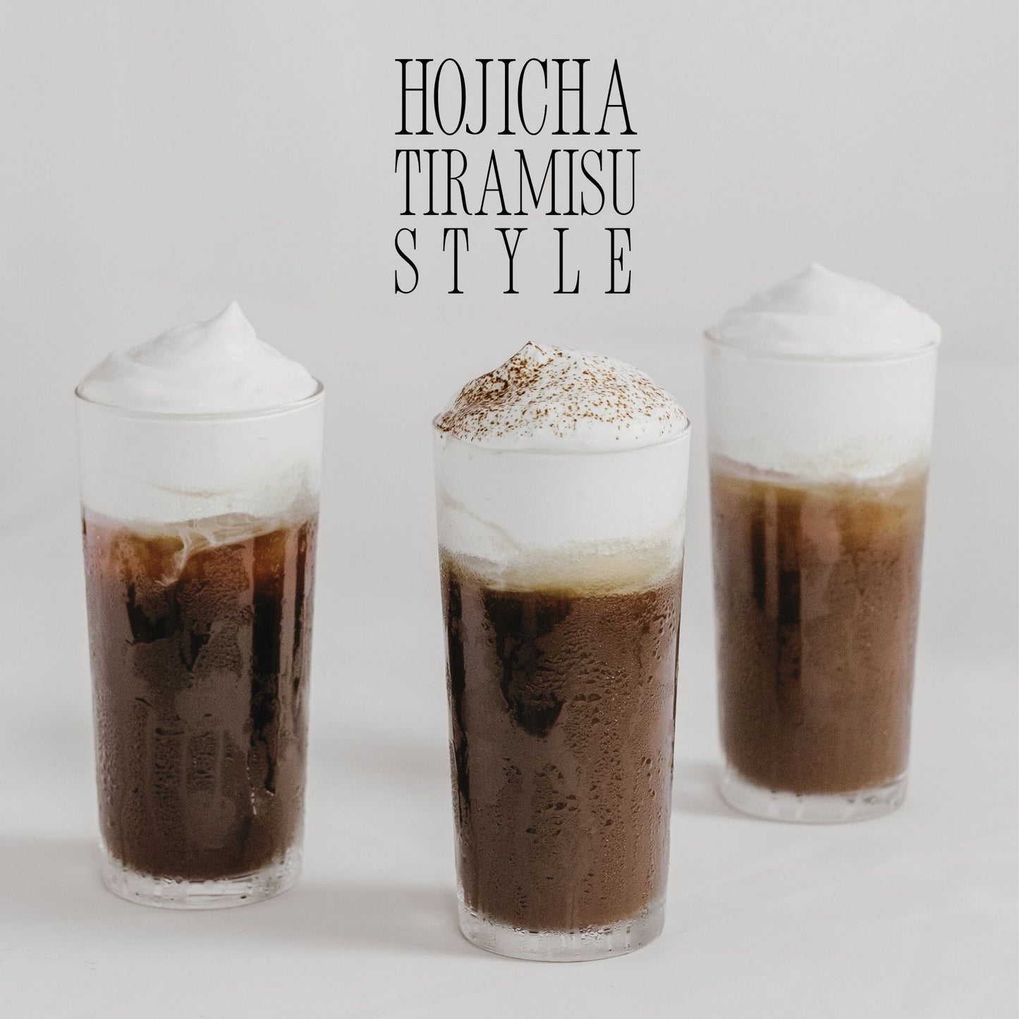 Biomatea Hojicha Tiramisu Latte Pulver – Cremiger Dessert Latte ohne Kaffee – Japanischer Hojicha Grüntee, vegan & glutenfrei, 140g