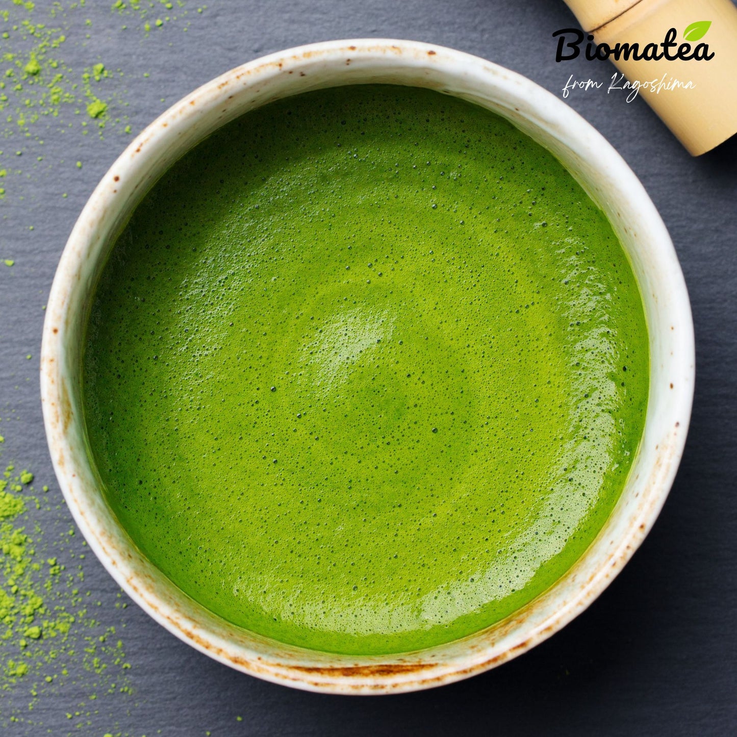 Bio Ceremonial grade Matcha Tee Pulver, 30g Dose mit Aromaschutzfolie für maximale Frische