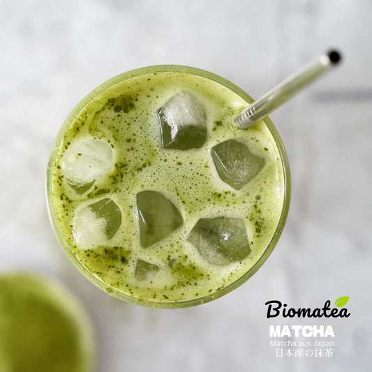 Biomatea Matcha aus Japan Geschenkidee mit Botschaft, 30g – Vegan & Zuckerfrei
