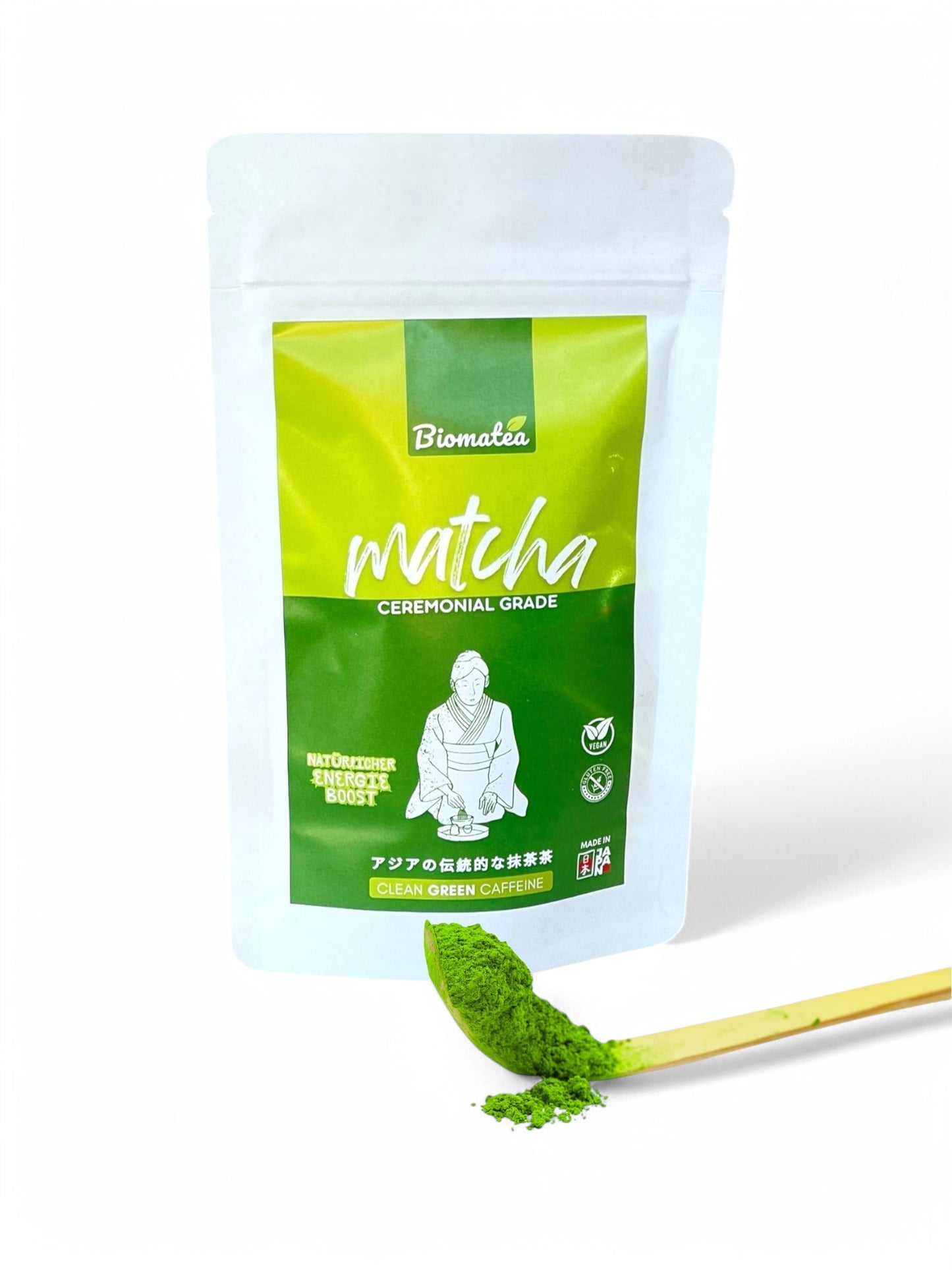 Biomatea Ceremonial Matcha, 50g Zip-Beutel