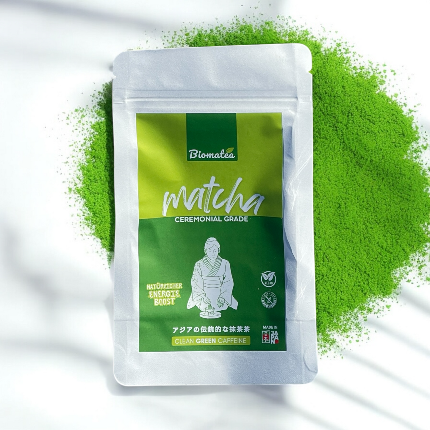 Biomatea Ceremonial Matcha, 50g Zip-Beutel