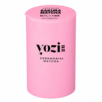 Premium Ceremonial Sakura Matcha from Kagoshima | 30g tin | Japanese cherry blossoms | Pesticide-free matcha tea