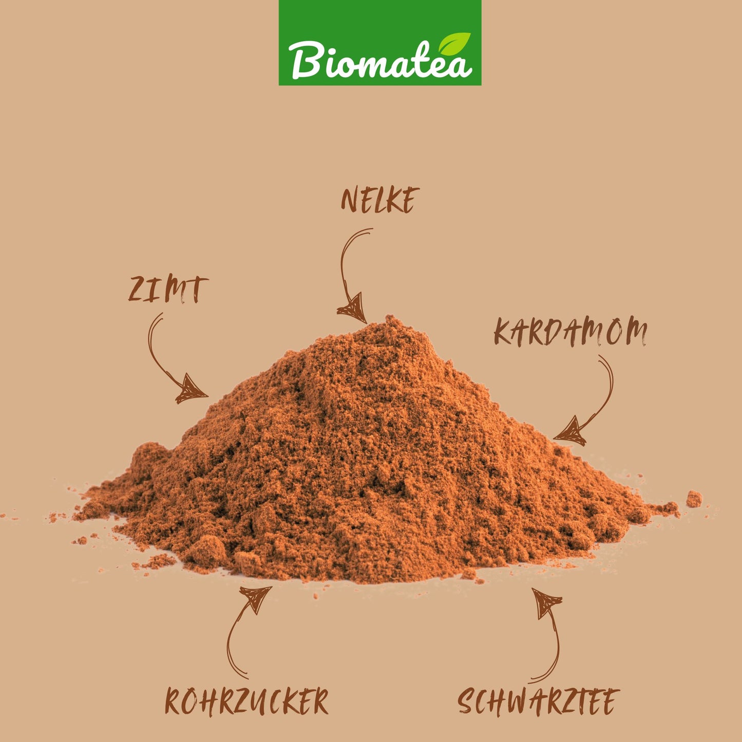 Premium Bio Chai Latte Pulver, 100g