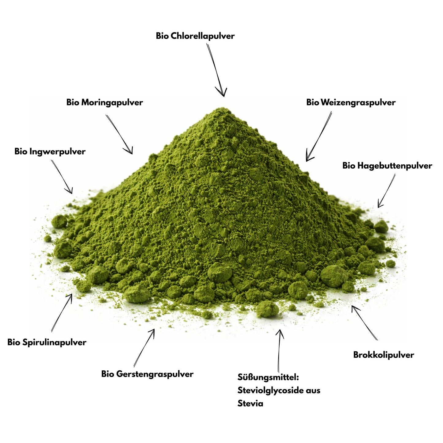 Bio Supergreen Daily Helper – Grünes Superfood Pulver für bewusste Ernährung, Verdauung & tägliche Nährstoffroutine – Vegan – 100 g