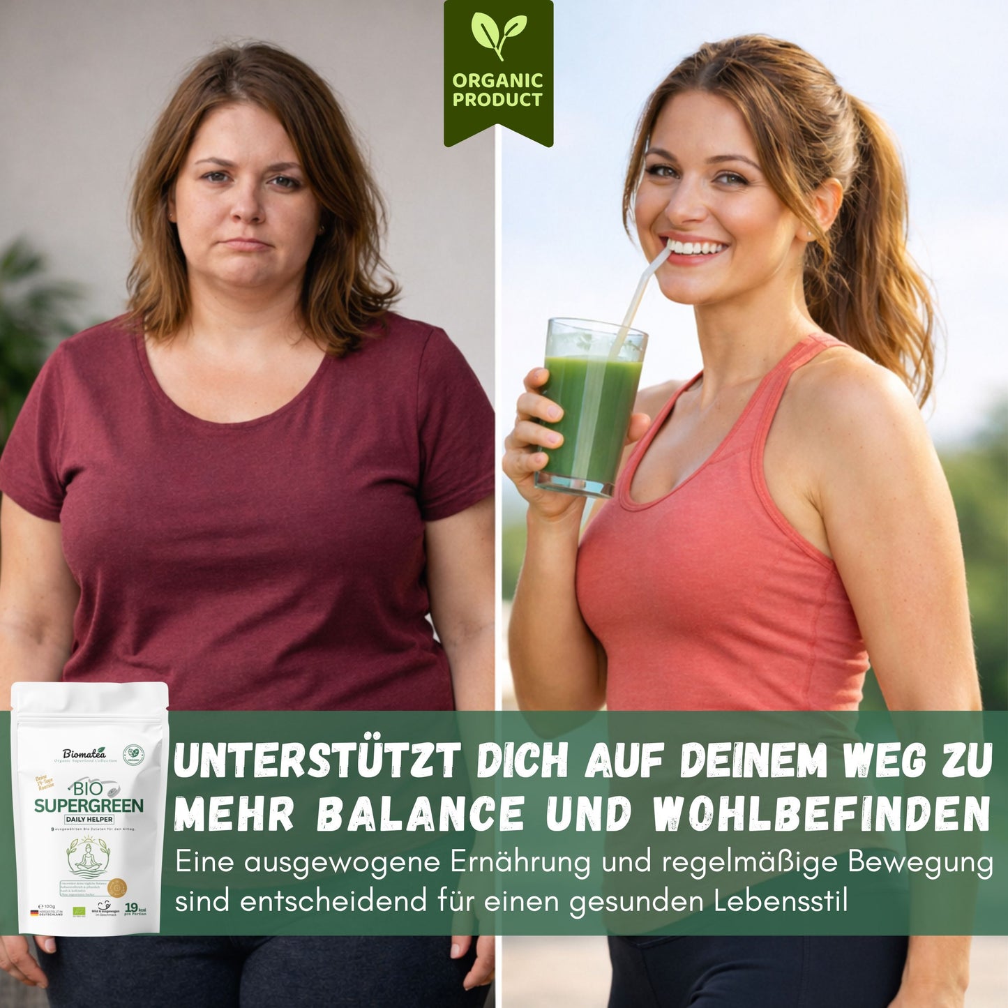 Bio Supergreen Daily Helper – Grünes Superfood Pulver für bewusste Ernährung, Verdauung & tägliche Nährstoffroutine – Vegan – 100 g