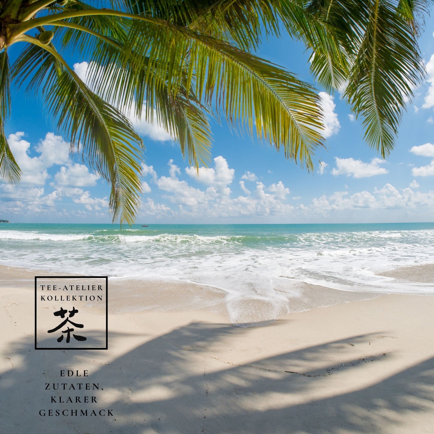 Caribbean Sunset – Tropischer Früchtetee mit Ananas, Kokos & Hibiskus (80g) – Tee-Atelier Edition