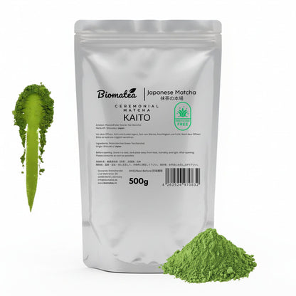 500g Vorratspack Ceremonial Matcha Pulver aus Shizuoka Japan, Pestizidfrei Matcha-Tee