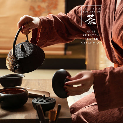 Kyoto Blossom – Feiner Oolong & Grüntee mit Pfirsich & Rosenblüten (80g) – Tee-Atelier Edition