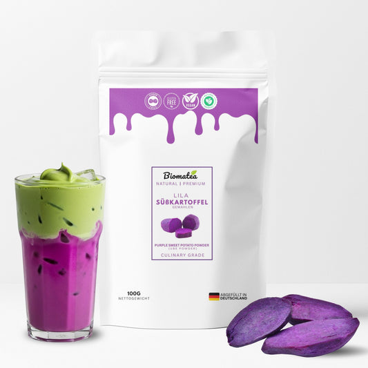 Lila Süßkartoffel Pulver 100 g – Premium Ube Powder, Purple Sweet Potato Powder, naturbelassen & rein