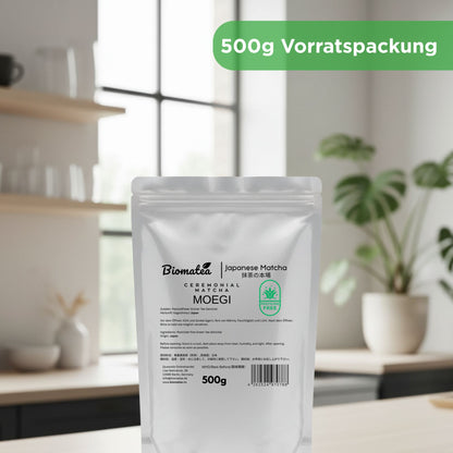 500g Vorratspack Ceremonial Matcha Pulver aus Kagoshima Japan, Pestizidfrei Matcha-Tee