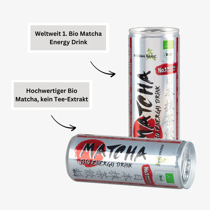 Bio Matcha Energy Drink, 250ml