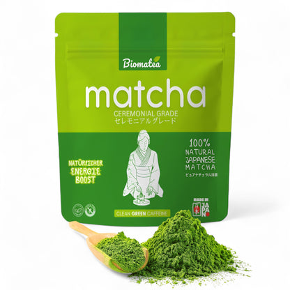 Biomatea Ceremonial Premium Matcha aus Japan, 50g