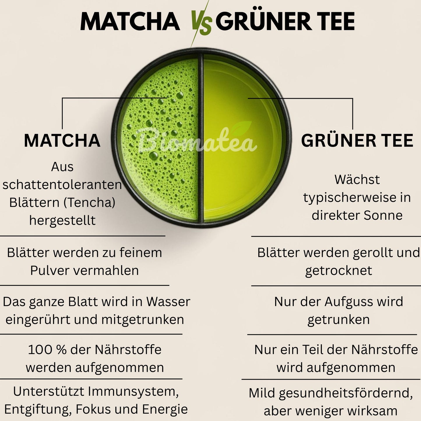 Biomatea 100g Bio Matcha Latte, aus Japan, Love edition, leicht gesüßt