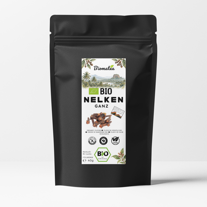 Bio Nelken ganz aus Sri Lanka – 40 g | Ganze Gewürznelken