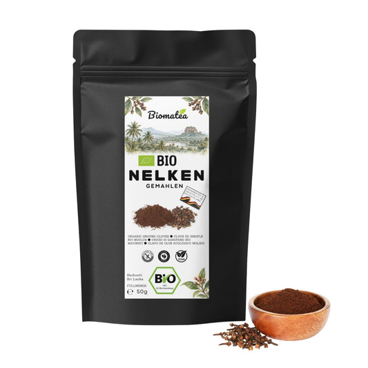 Bio Nelken gemahlen 50 g – Nelkenpulver aus Sri Lanka