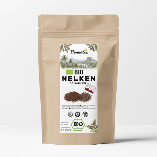 Bio Nelken gemahlen 500g  Vorratspack – Nelkenpulver aus Sri Lanka