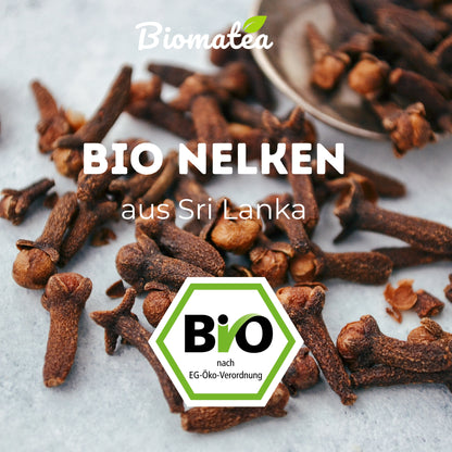 Bio Nelken ganz aus Sri Lanka – 40 g | Ganze Gewürznelken