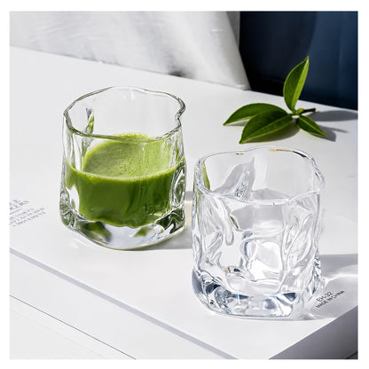 Polar Schmelzglas Design Matcha Gläser, 190ml Tumbler Trinkgläser
