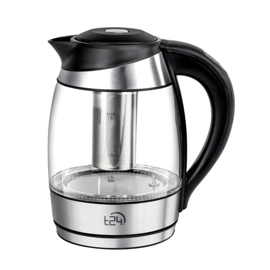 Glas Wasserkocher 1.8L mit abnehmbares Teesieb Temperatureinstellung