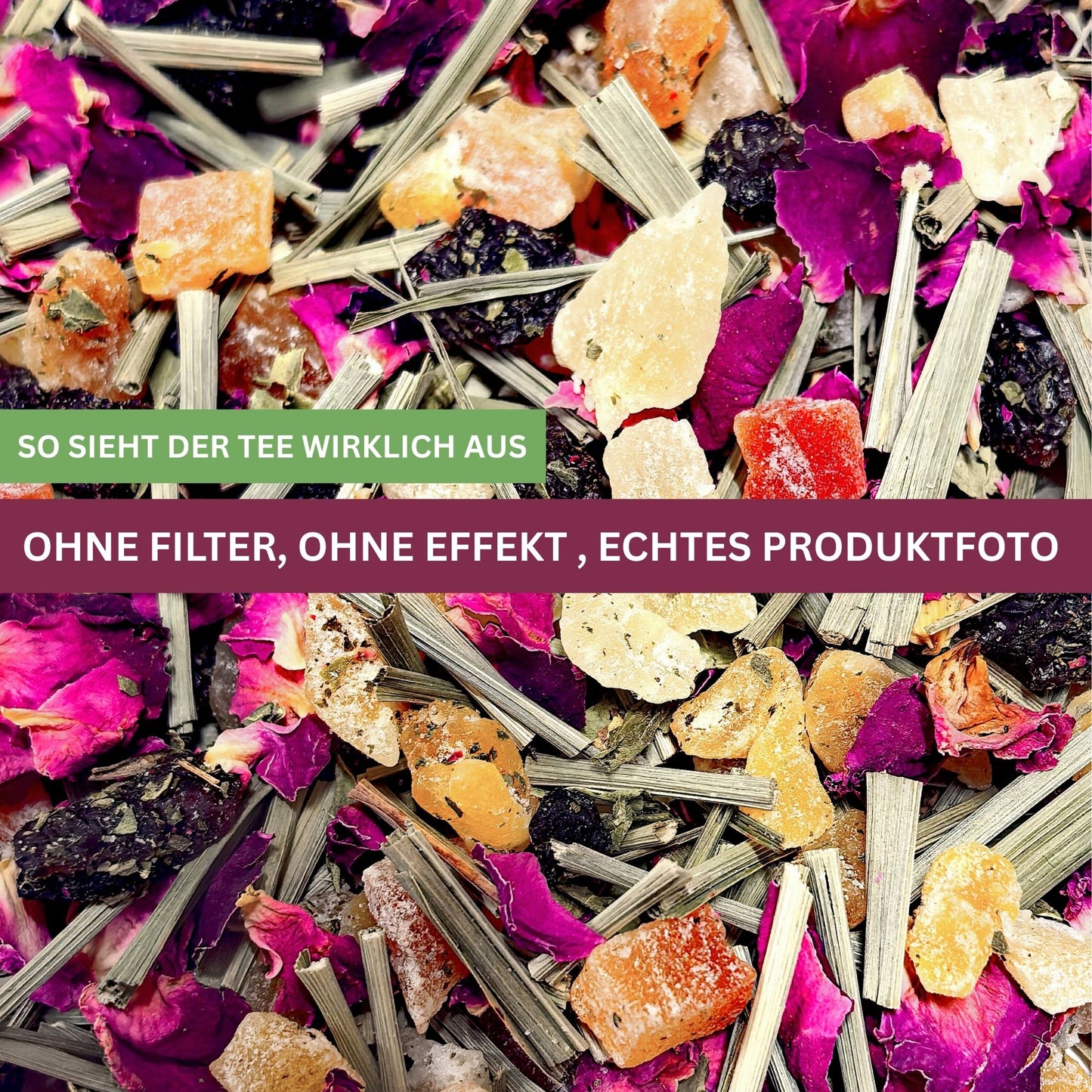 Rose Manor – Exotischer Blütentee mit Zitronengras, Rosenblüten & Mango (80g) – Tee-Atelier Edition