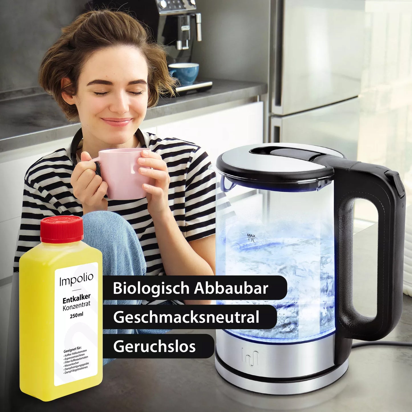 Universal Entkalker Konzentrat 250ml Biologisch abbaubar, Made in Germany