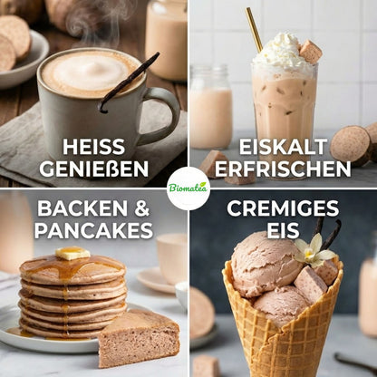 Biomatea Taro Coco Latte Mix – Vegan & Natürlich gesüßt mit Kokosblütenzucker, 150g