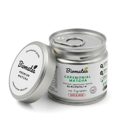 TOKIWA Premium Ceremonial Matcha Tee Pulver aus Japan Kagoshima 30 g Dose mit Aufreißlasche. Erste Ernte, Single Origin