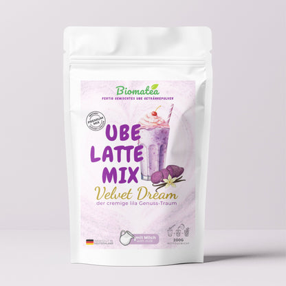Premium Ube Latte "Velvet Dream" – Instant Purple Bubble Tea & Backmischung